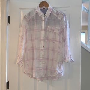 Like New Free People Linen Shirt